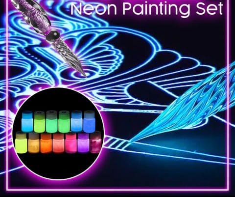 Kisshi™ Neon Painting Set