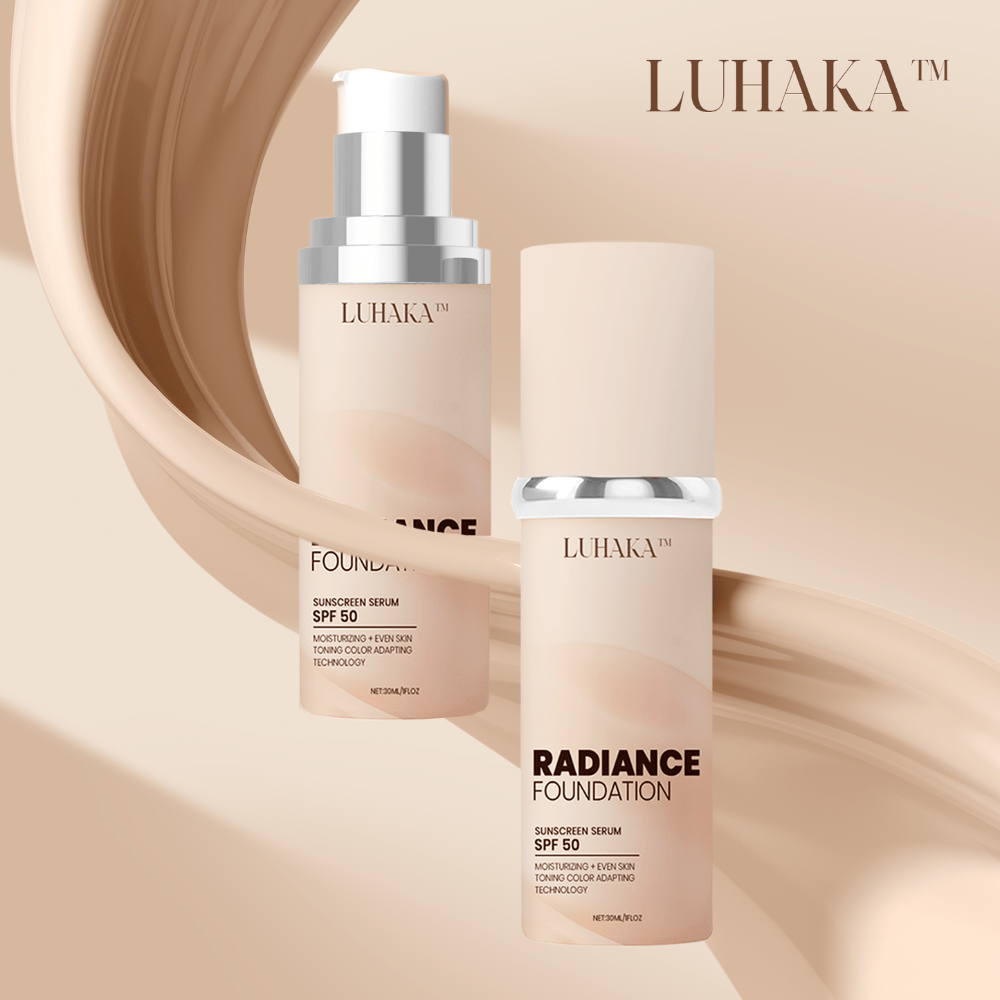 Luhaka™ Radiance Foundation ACE 2 🌟 | Luxury in a Bottle, Beauty You Deserve
