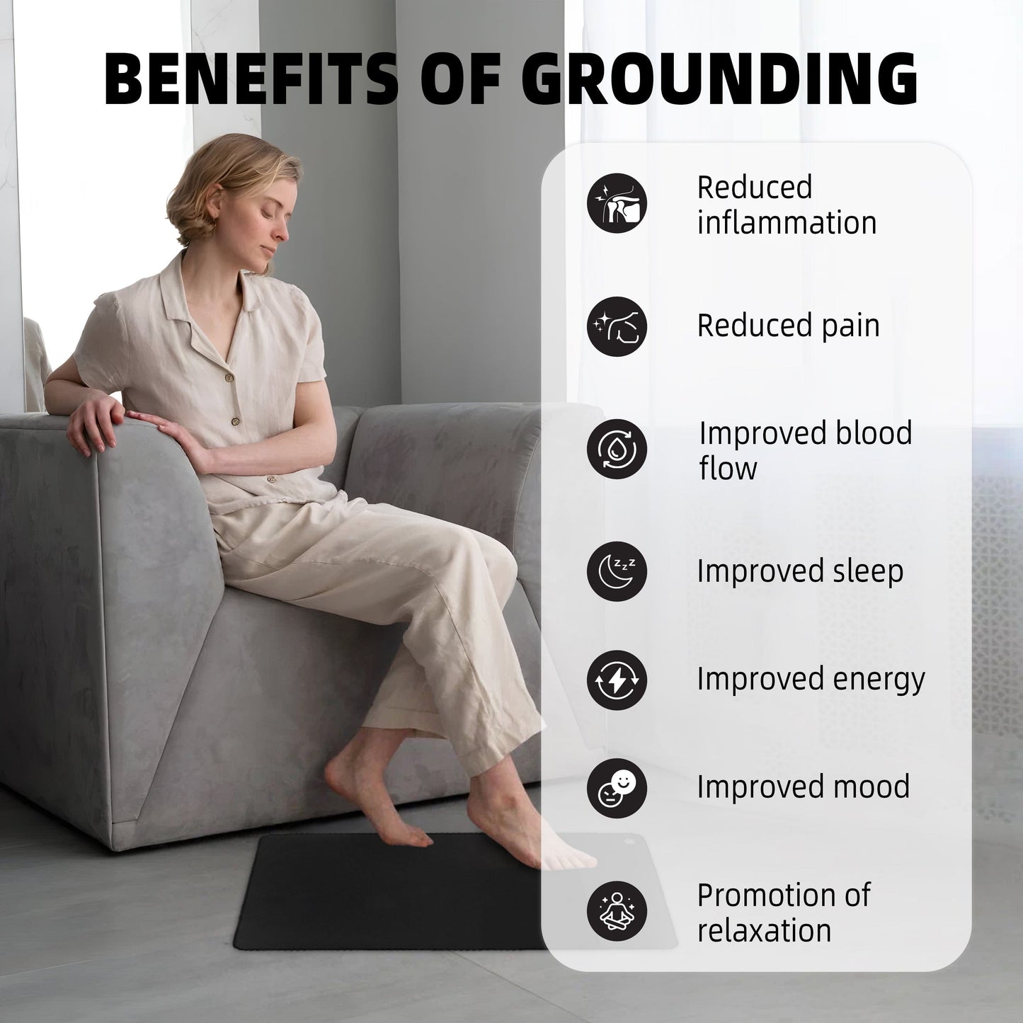 Dafeila™ NovaGround Grounding Mat for Vitality and Wellness