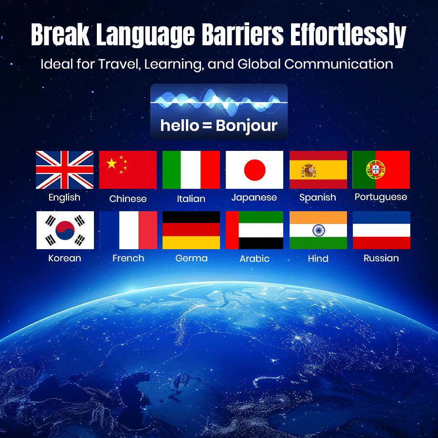Dafeila™ Hearlingo AI Translation Bluetooth Earphones