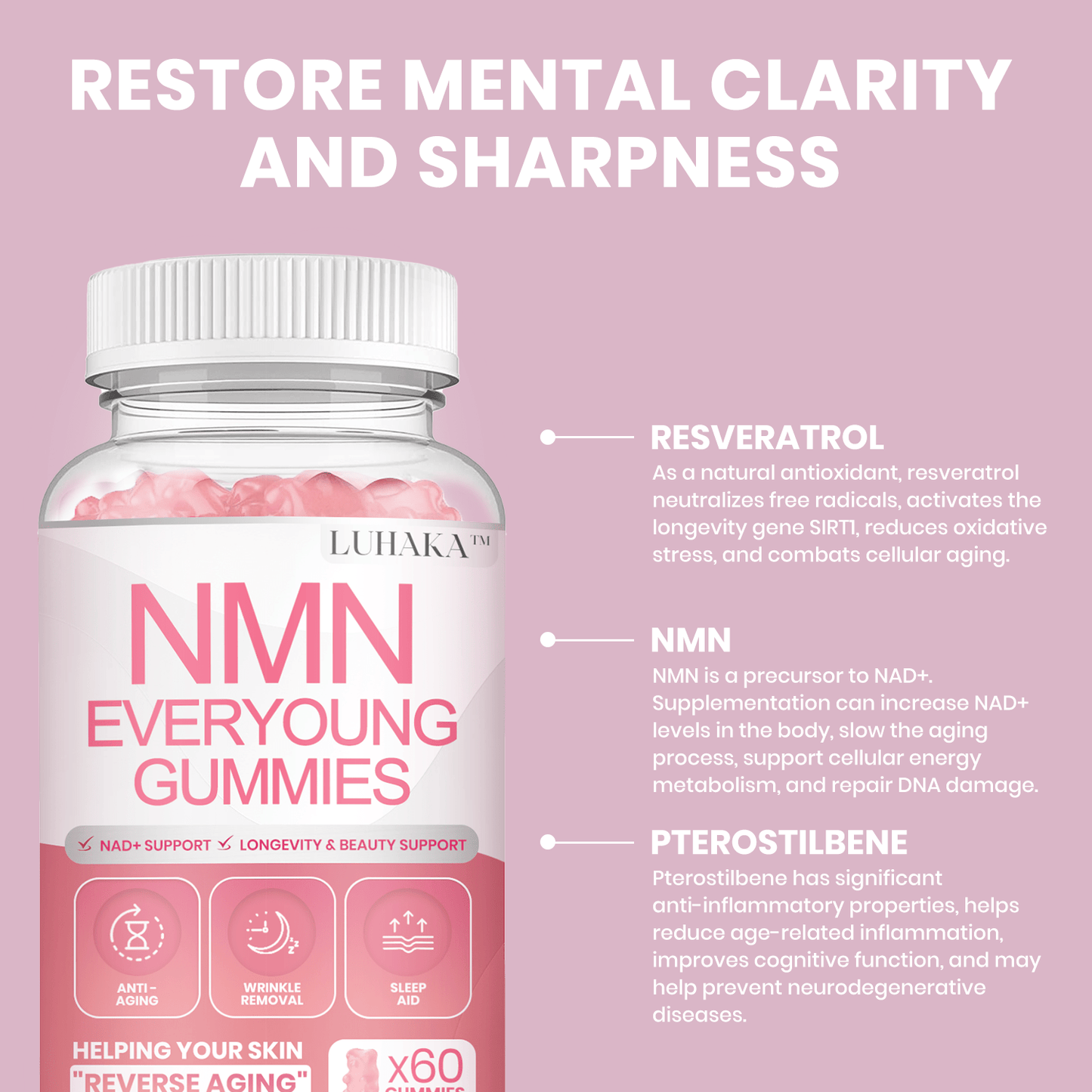LUHAKA® NMN EverYoung Gummies✨