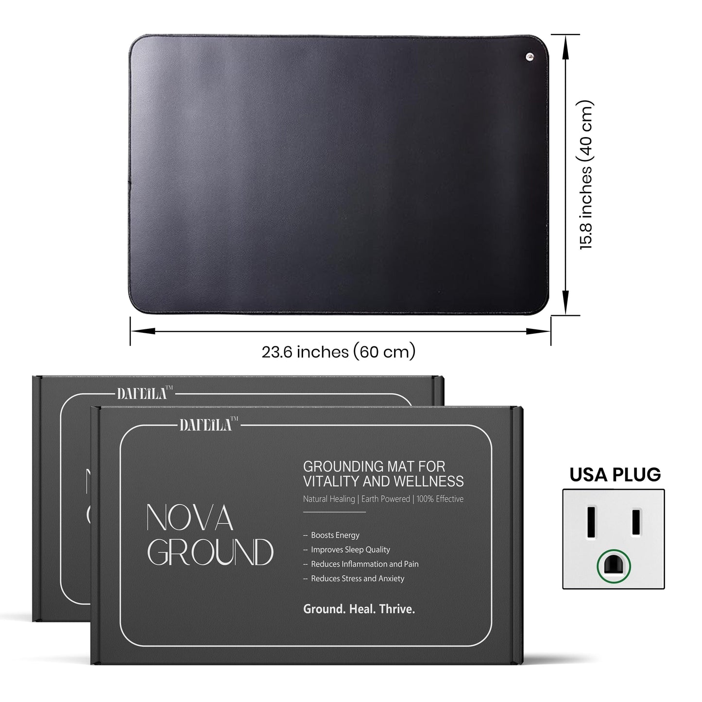 Dafeila™ NovaGround Grounding Mat for Vitality and Wellness