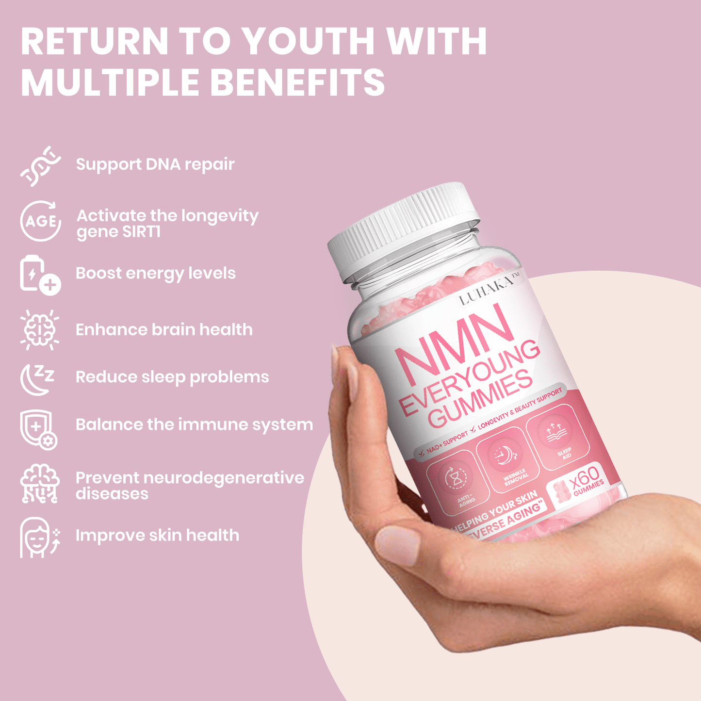 LUHAKA® NMN EverYoung Gummies✨