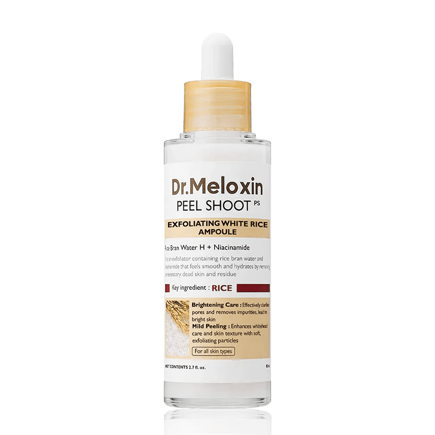 Dr. Meloxin PEEL SHOOT GlowShot Exfoliant Rice Ampoule