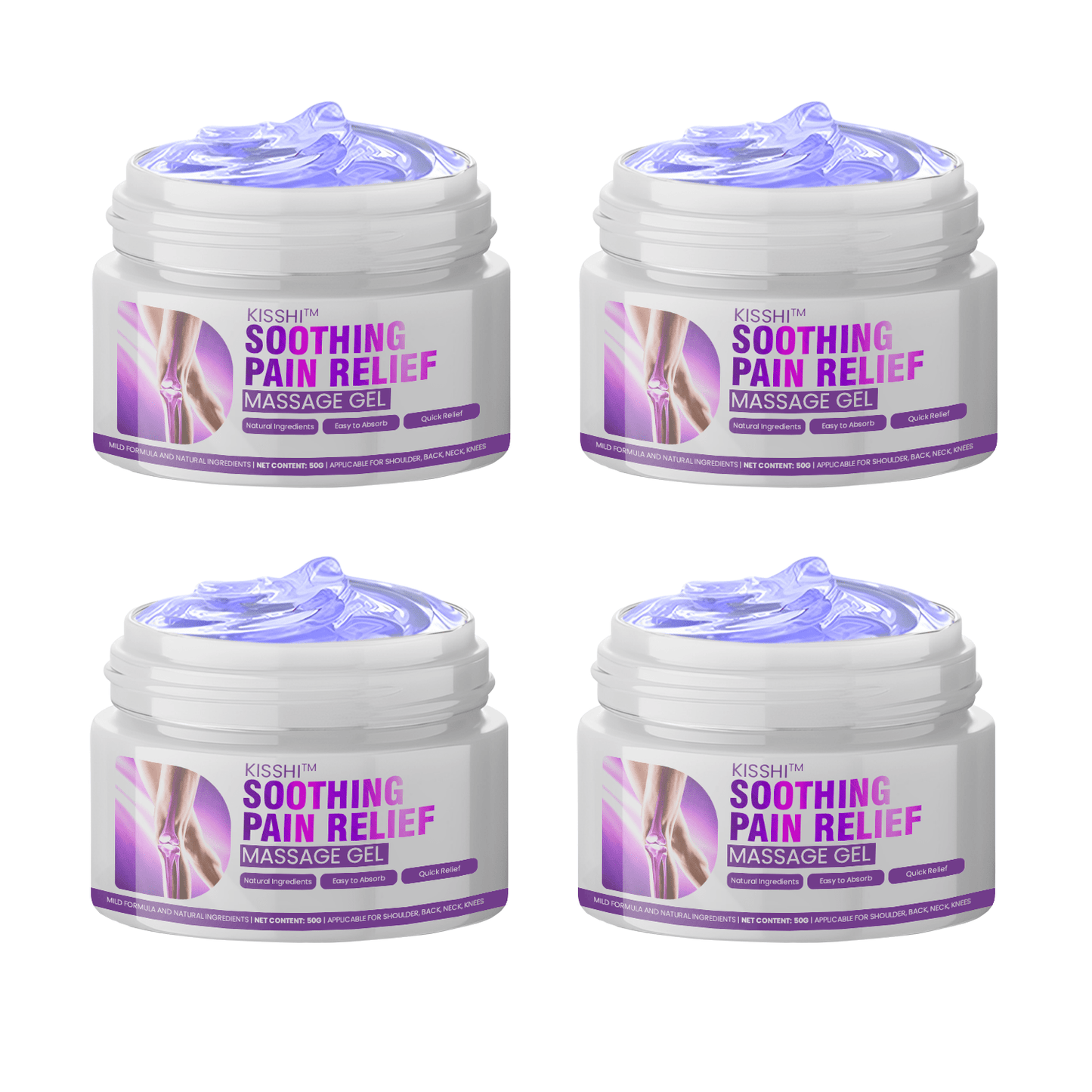KISSHI™ Turmeric & Emu Oil Arthritis Soothing Pain Relief Massage Gel_Ultra06