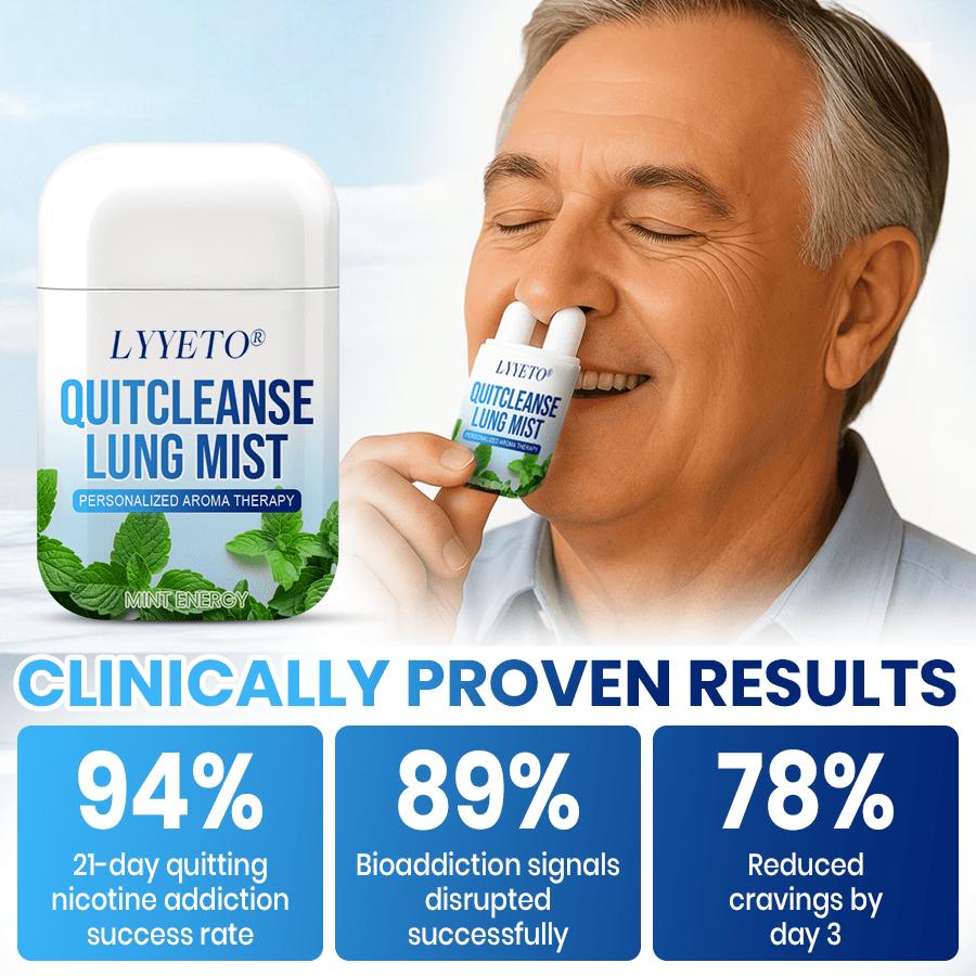 Lyyeto® QuitCleanse Lung Mist ACE — Break Free From Cigarettes in 21 Days