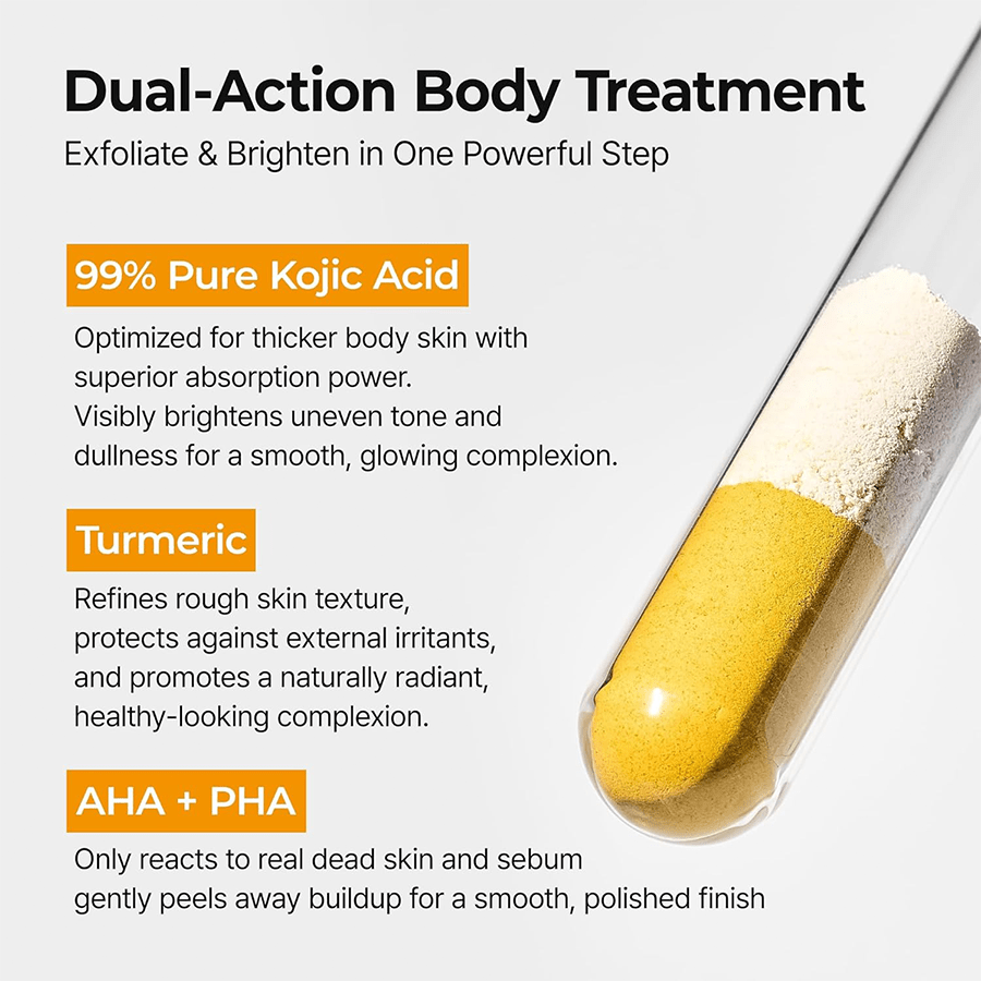 Dr. Meloxin Body Peel Shot Spray Face Peeling Kojic Acid Turmeric Spray 200ml