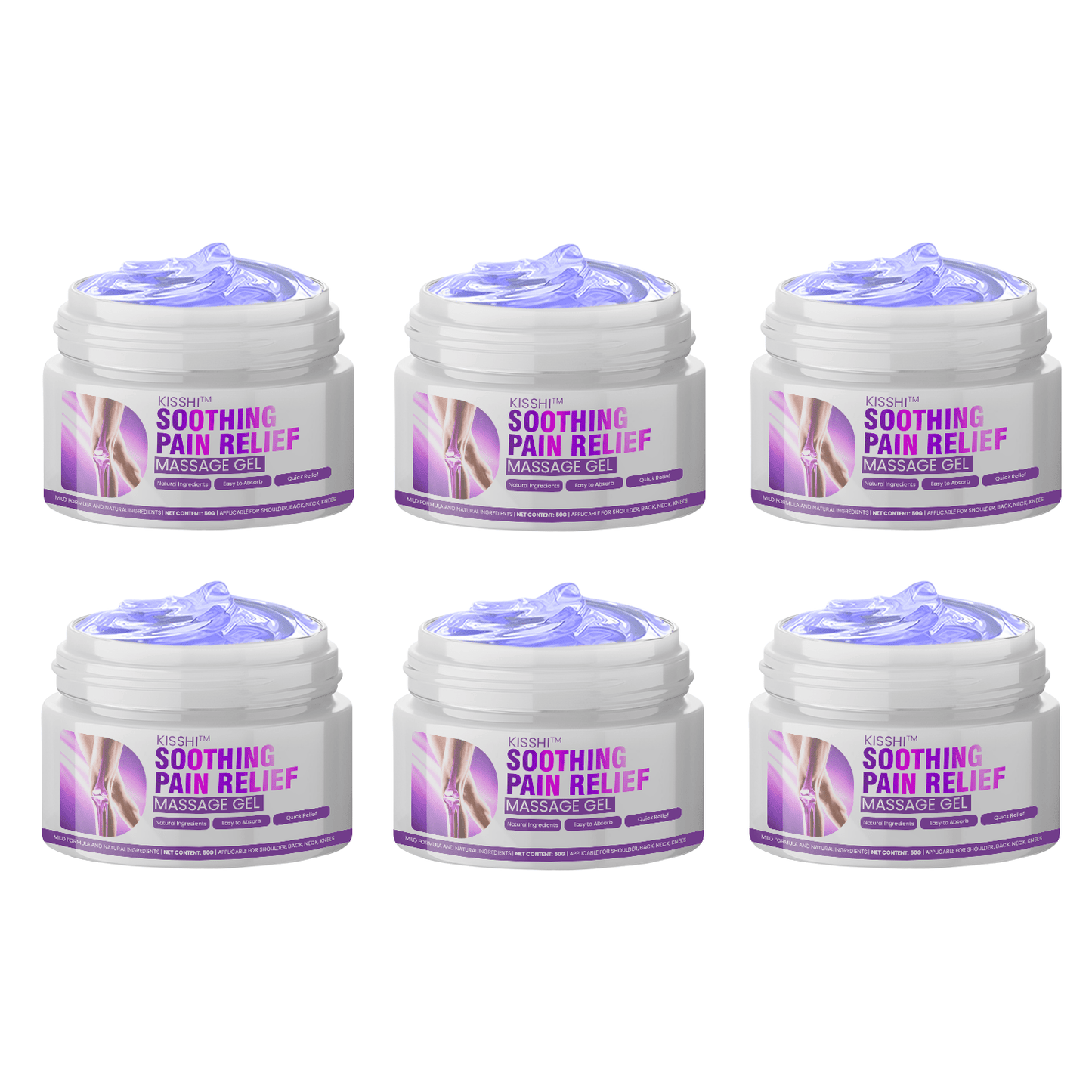 KISSHI™ Turmeric & Emu Oil Arthritis Soothing Pain Relief Massage Gel_Ultra06