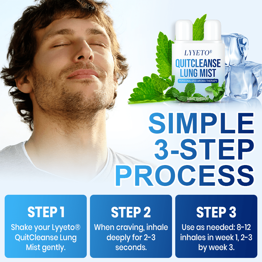 Lyyeto® QuitCleanse Lung Mist ACE — Break Free From Cigarettes in 21 Days