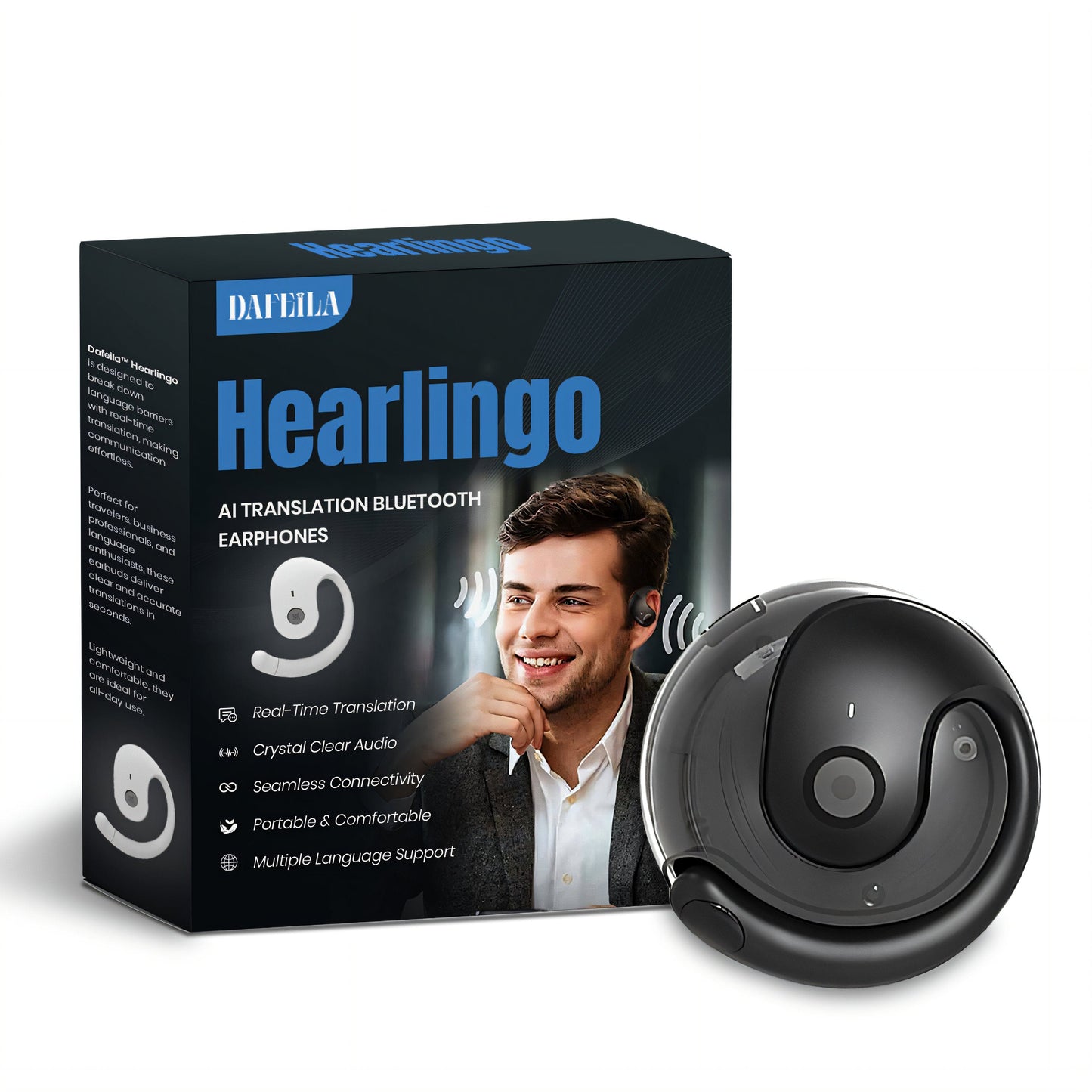Dafeila™ Hearlingo AI Translation Bluetooth Earphones