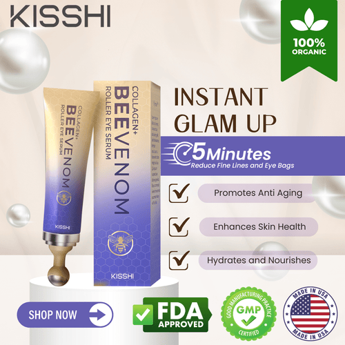 Kisshi™ Collagen+ Bee Venom Roller Eye Cream_Ultra01