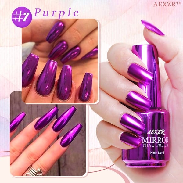 Aexzr™ Stunning Metallic Mirror Nail Polish Ultra1