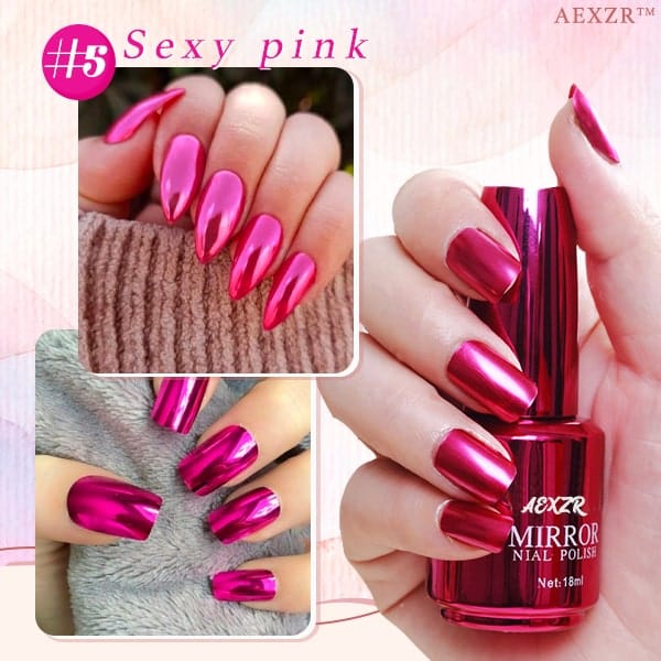 Aexzr™ Stunning Metallic Mirror Nail Polish Ultra1