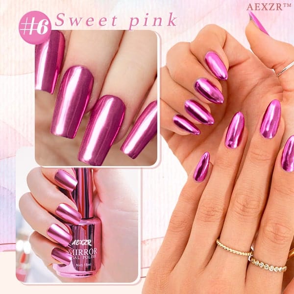 Aexzr™ Stunning Metallic Mirror Nail Polish Ultra1