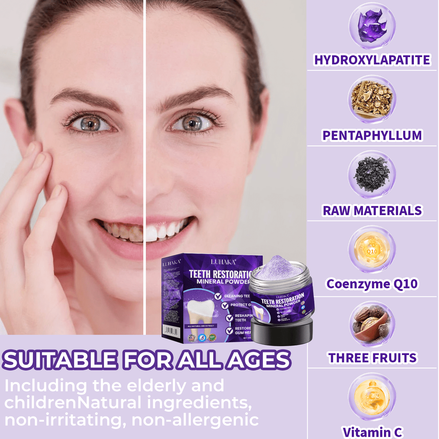 LUHAKA® Dental Repair Mineral Powder⭐6