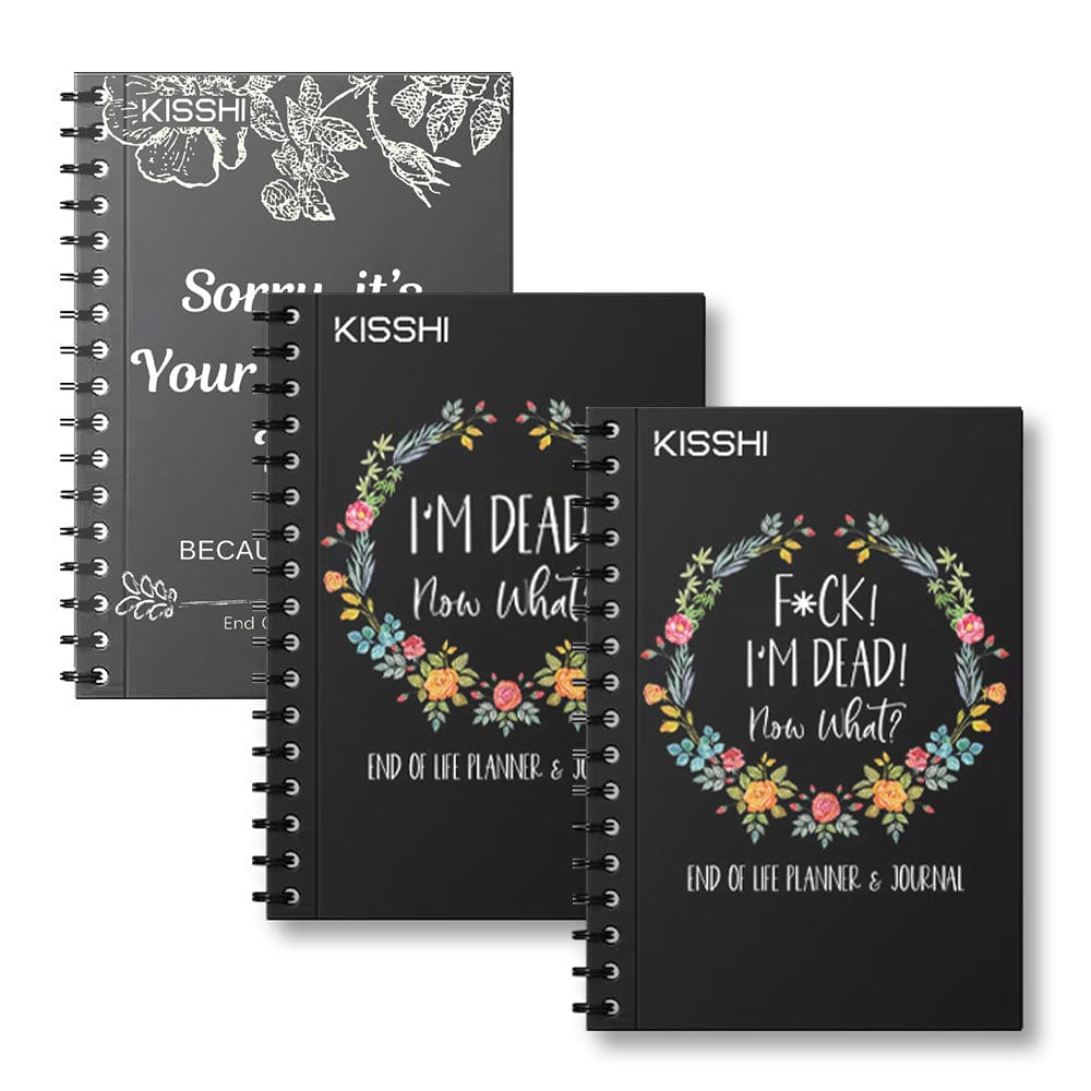 KISSHI™ End of Life Planner Organizer Notebook