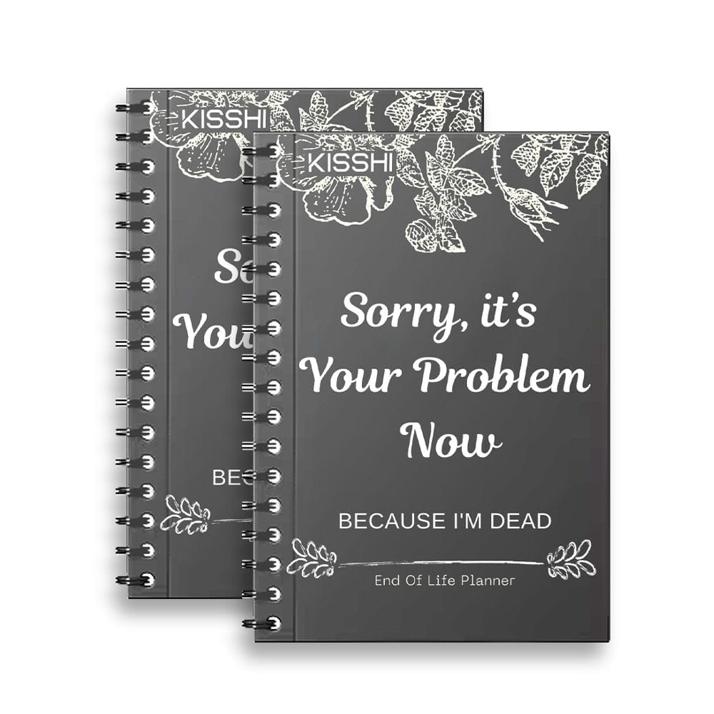 KISSHI™ End of Life Planner Organizer Notebook