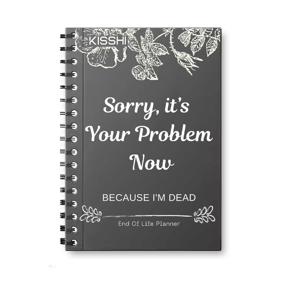 KISSHI™ End of Life Planner Organizer Notebook