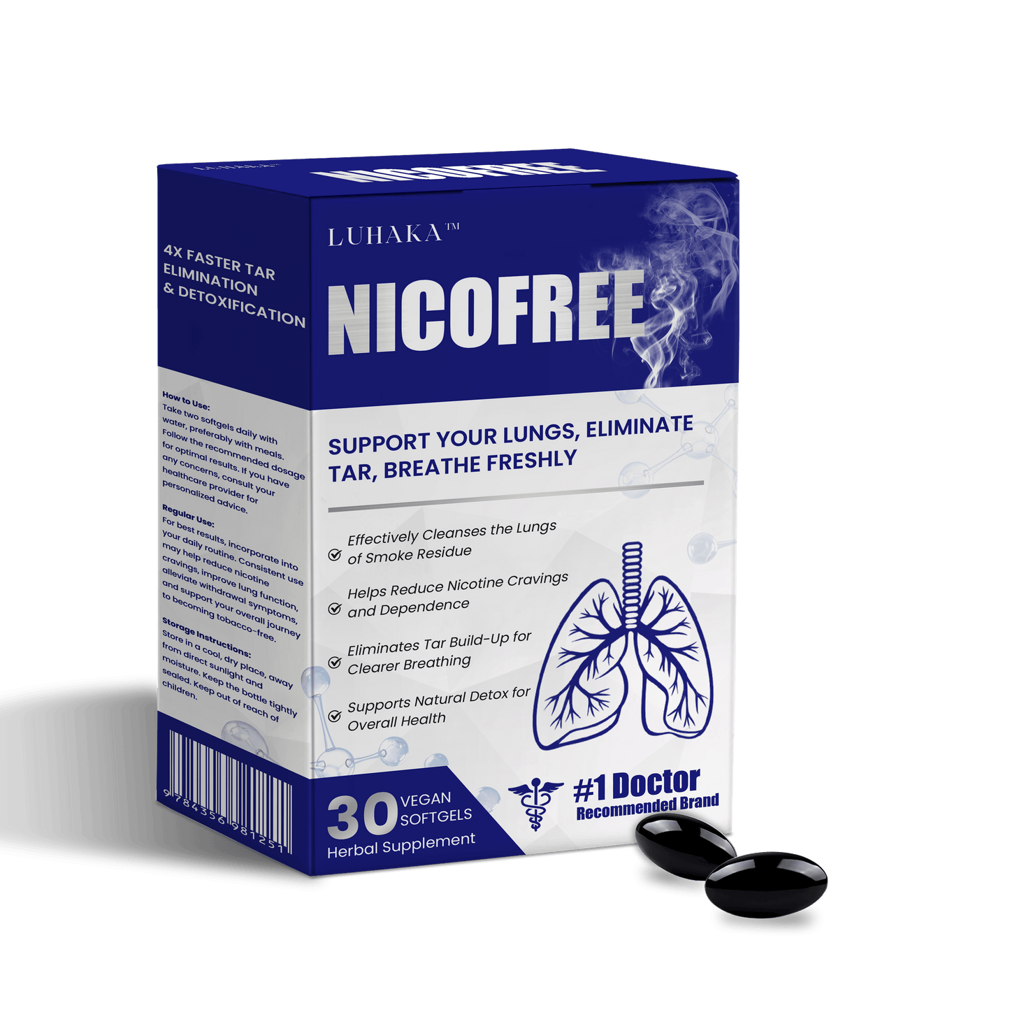 Luhaka™ Nicofree Tar Removal & Quit Smoke Support_Ultra02