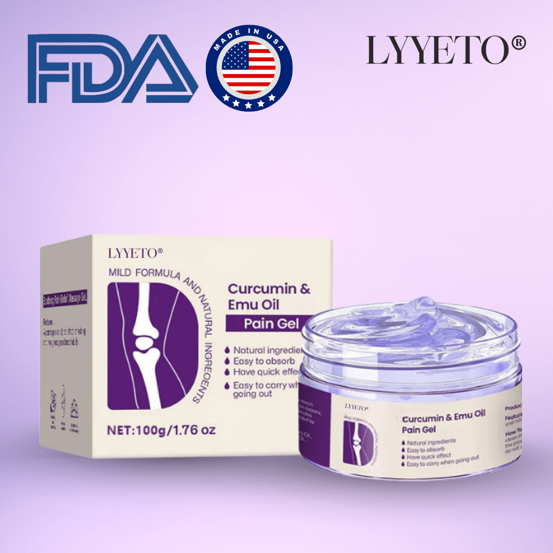 🌿Lyyeto® Curcumin & Emu Oil Pain Gel – 🏥Backed by US Osteopathic Experts