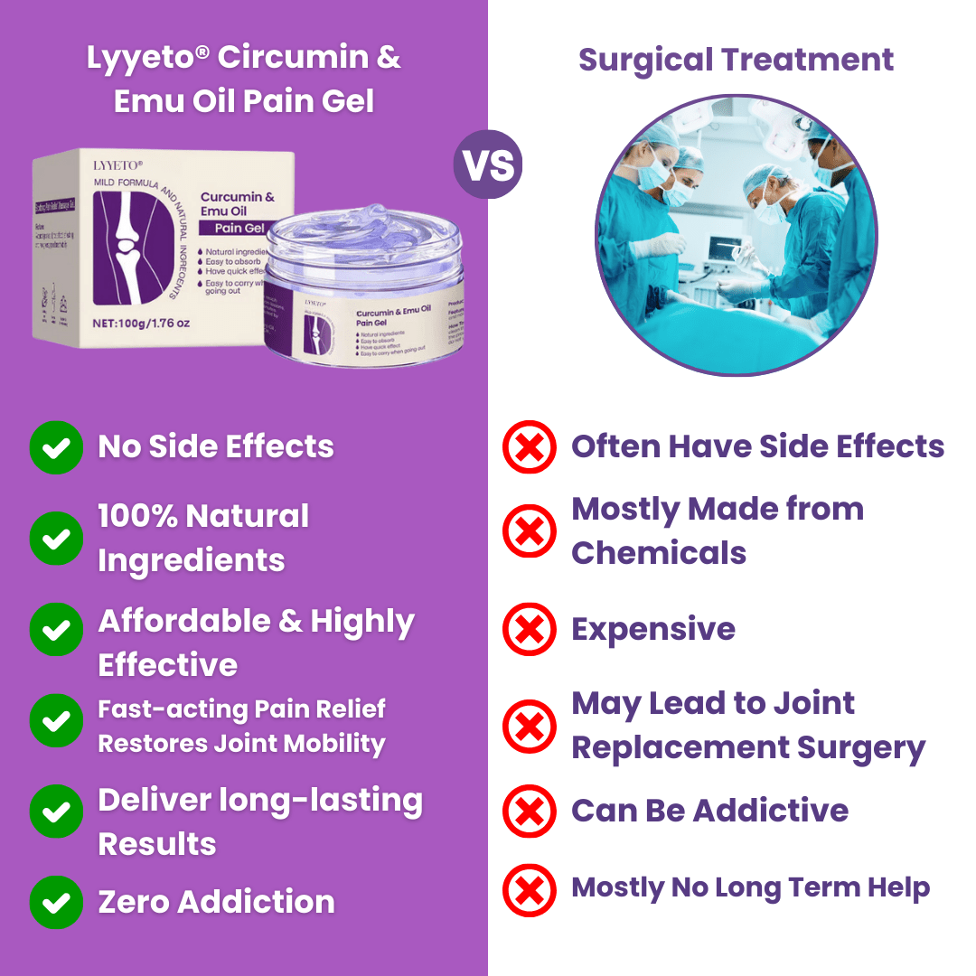 🌿Lyyeto® Curcumin & Emu Oil Pain Gel – 🏥Backed by US Osteopathic Experts