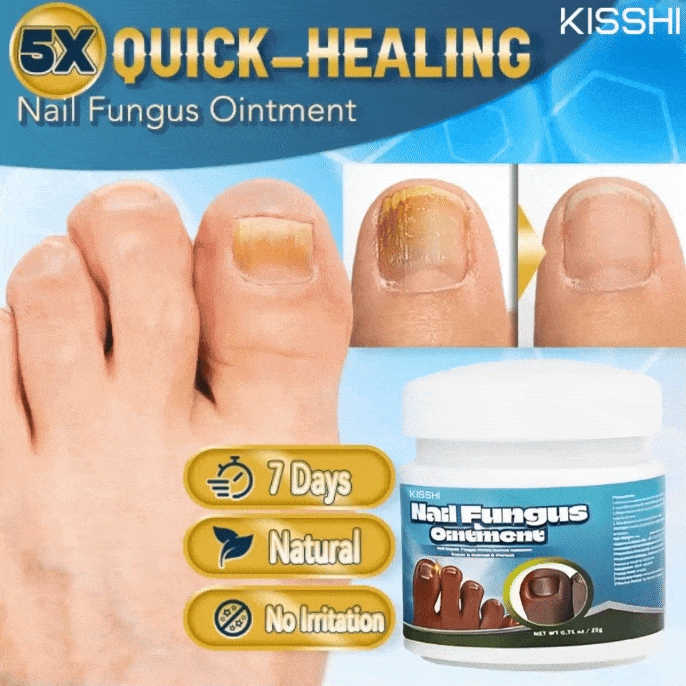 Kisshi™ 5X Quick-healing Nail Fungus Ointment👨🏼⚕️British Dermatologist Approved