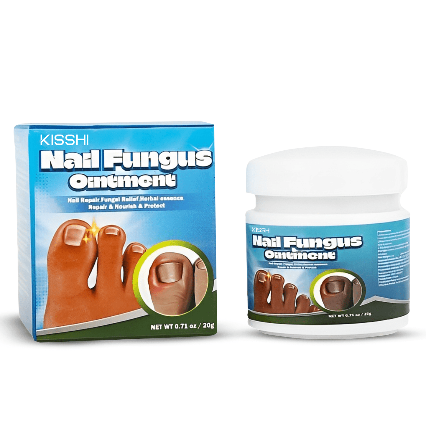 Kisshi™ 5X Quick-healing Nail Fungus Ointment👨🏼⚕️British Dermatologist Approved