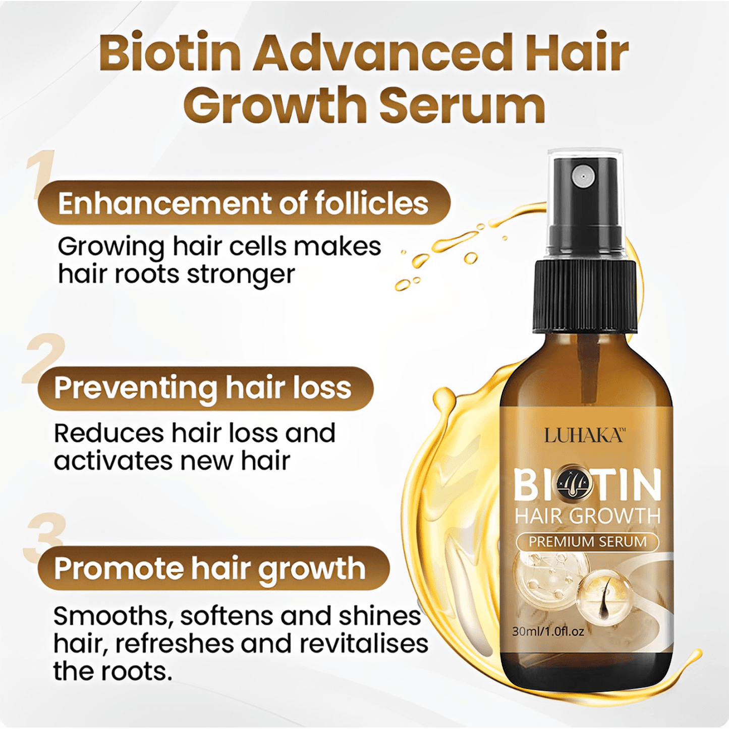 Luhaka™ Biotin Hair Growth Premium Serum