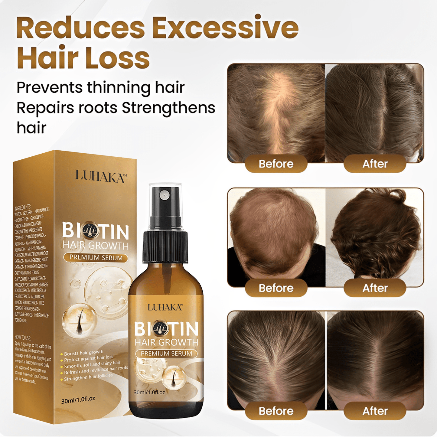 Luhaka™ Biotin Hair Growth Premium Serum