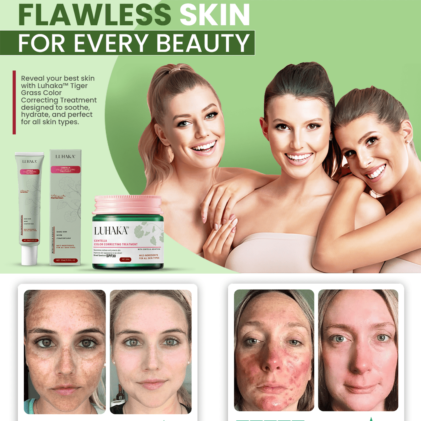 Luhaka™ Centella Color Correcting Treatment