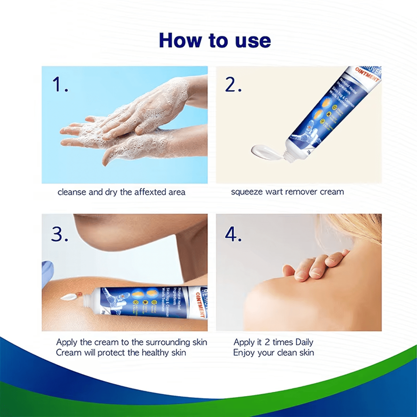 Kisshi™ WartsOff Instant Blemish Removal Cream