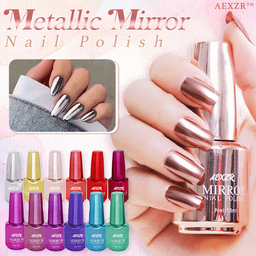 Aexzr™ Stunning Metallic Mirror Nail Polish Ultra1