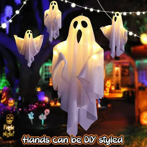 Billhol® Halloween Glowing Ghost Chandelier