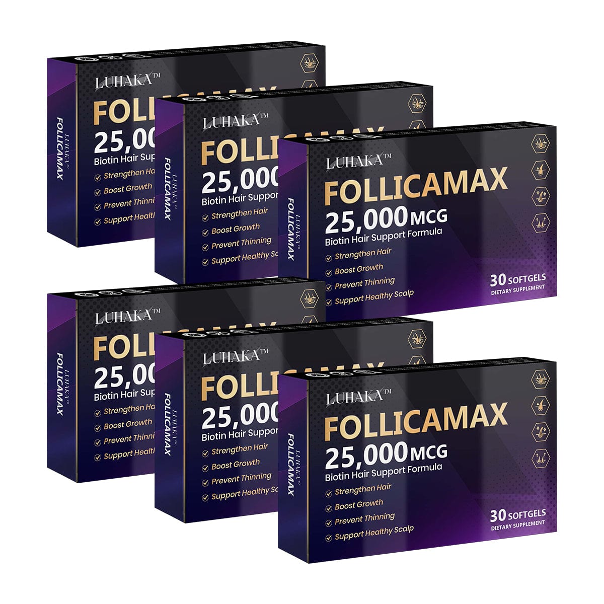 Luhaka™ FollicaMax 25,000 MCG Hair Growth Support ⚡️ 7