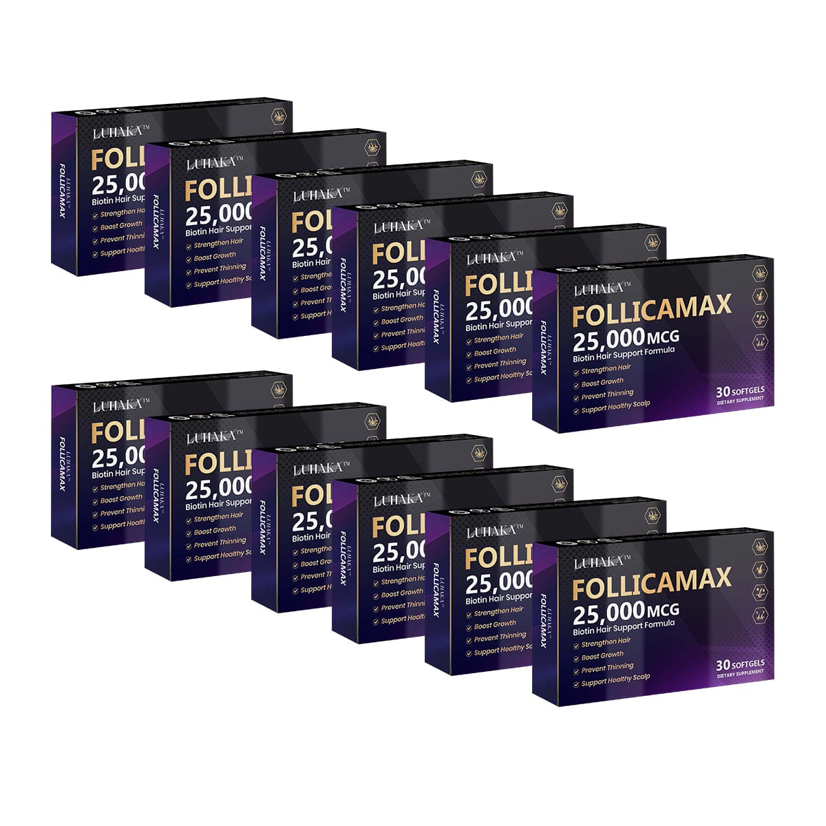 Luhaka™ FollicaMax 25,000 MCG Hair Growth Support ⚡️ 7