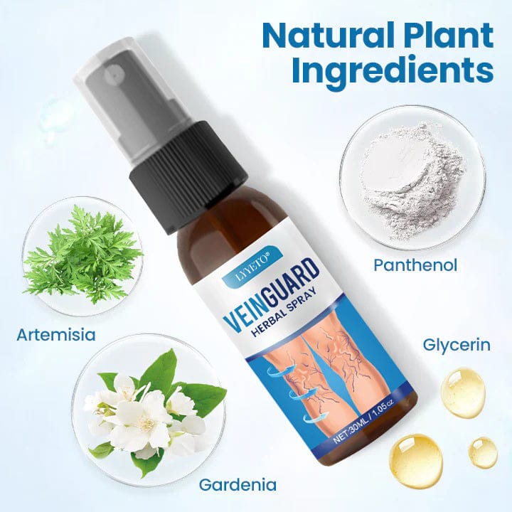 Lyyeto® VeinGuard Herbal Spray ACE -✅ Clinically proven to eliminate varicose veins in just 7 days!