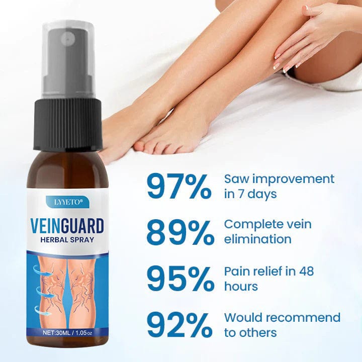 Lyyeto® VeinGuard Herbal Spray ACE -✅ Clinically proven to eliminate varicose veins in just 7 days!