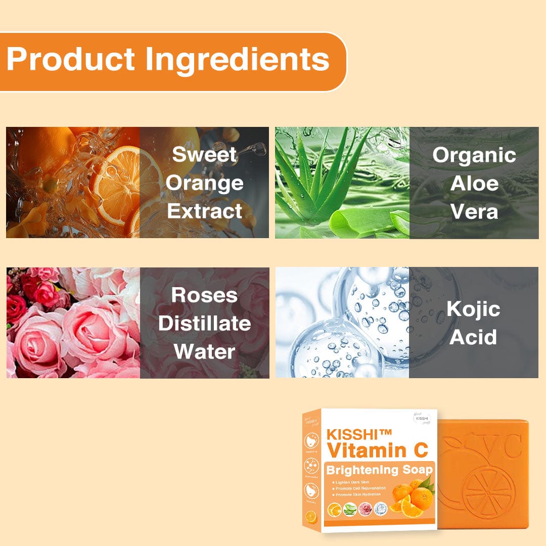 Kisshi™ Vitamin C Brightening Soap