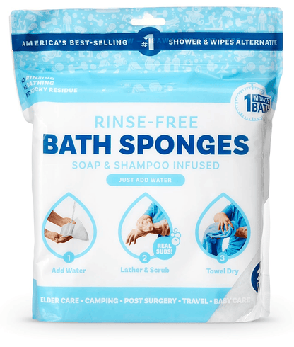 Rinse-Free Sponge Bath