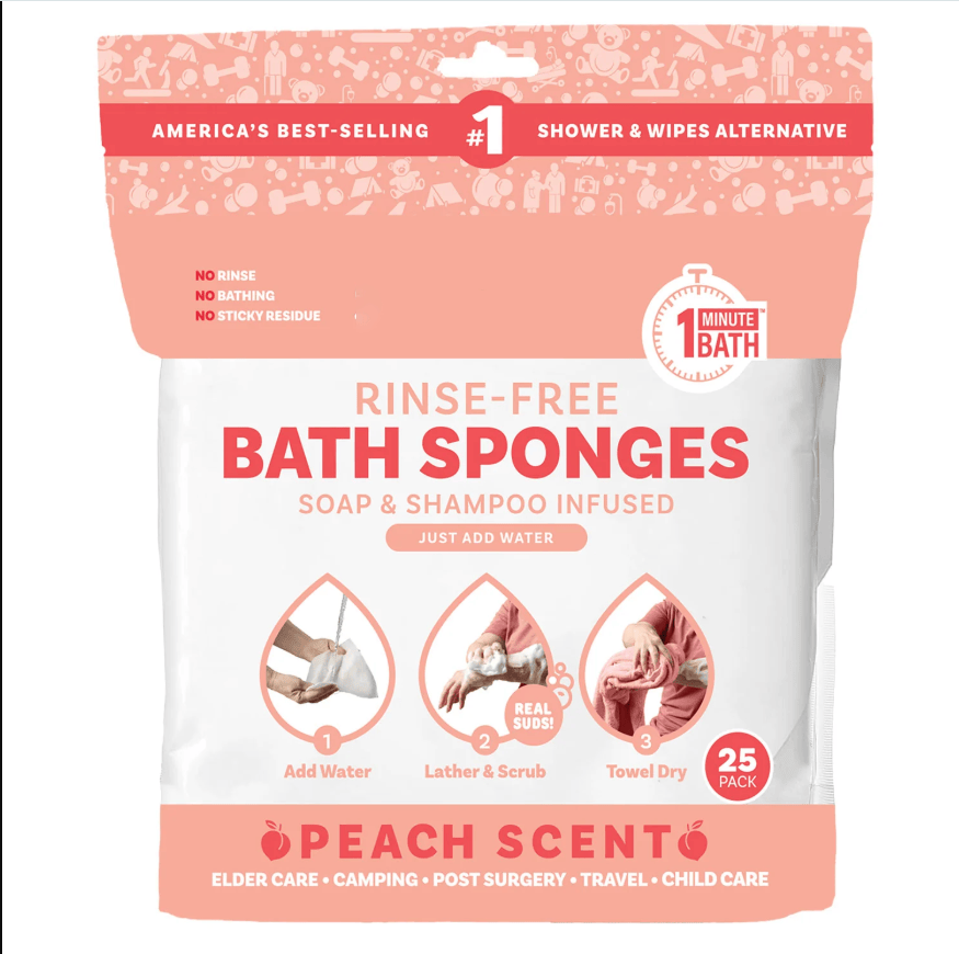 Rinse-Free Sponge Bath