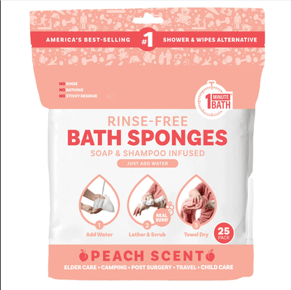Rinse-Free Sponge Bath