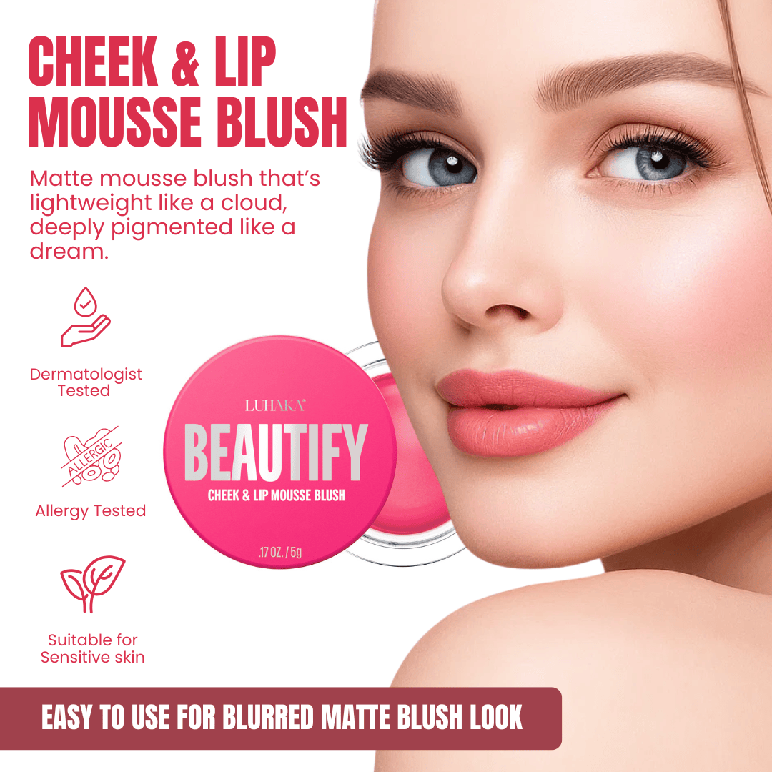 Luhaka® Beautify Cheek & Lip Mousse Blush