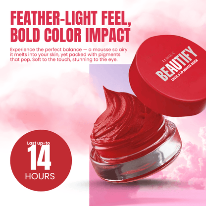 Luhaka® Beautify Cheek & Lip Mousse Blush