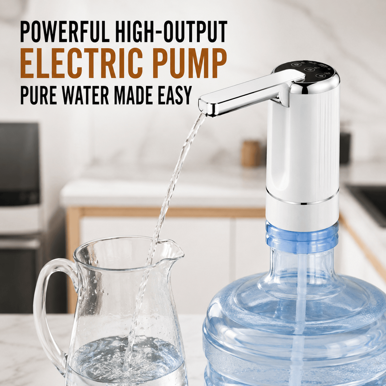 EasyPour Foldable Water Bottle Pump