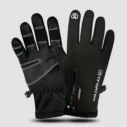 Outdoor Winter Gloves Touchscreen Windproof Full-Finger Fleece Lined for Men Women Sports Travel Daily Activities Unisex ACE 1