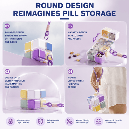 Modular Magnetic Pill Organizer