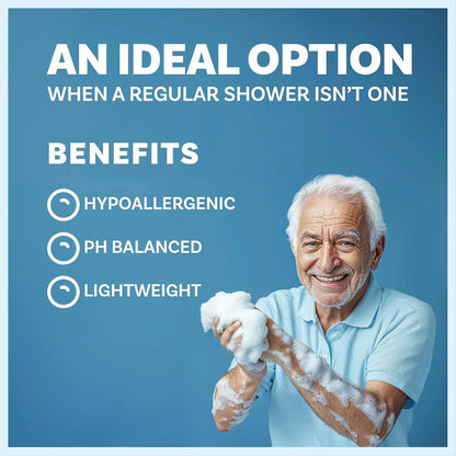Rinse-Free Sponge Bath