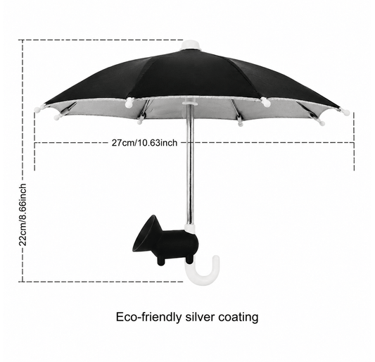 Universal Adjustable Phone Umbrella & Suction Cup Stand