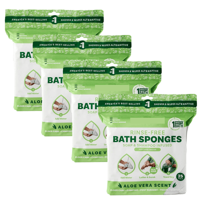 Rinse-Free Sponge Bath