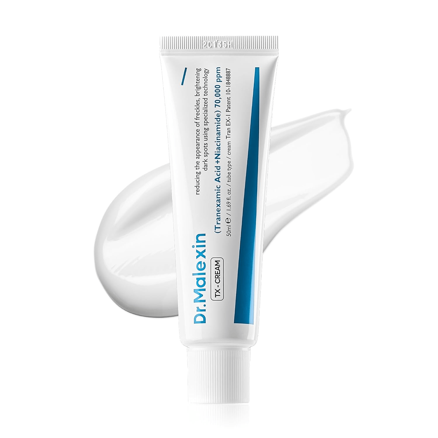 DR.Malexin TX Tranexamic Acid CREAM | Skin freckle Cream, Blemishes, Anti-pigmetation korean skin care | Korean Cosmetics | 1.7 fl oz (50 ml)